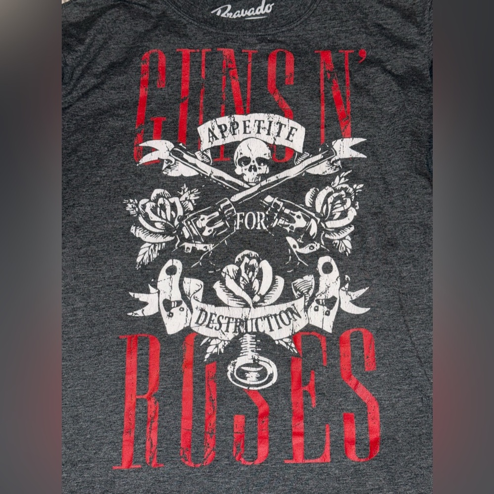 Guns N Roses Appetite for Destruction t shirt Men’s Large Gray #GNR